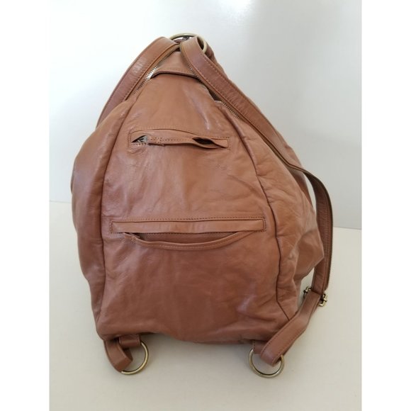 Nicholas K for Free People Phoebe Purse Pack Cognac Sheep Leather Bag - Picture 4 of 9